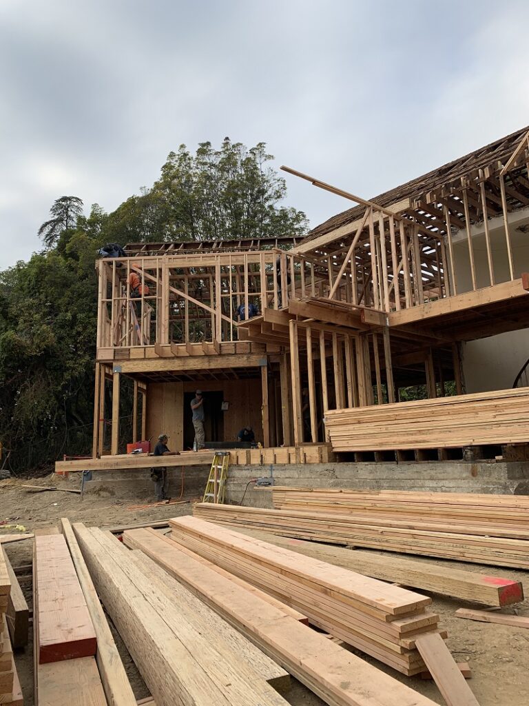 Concrete Foundation And Wood House Framing Los Angeles - Wood Framing Contractor - Snow Construction (1)