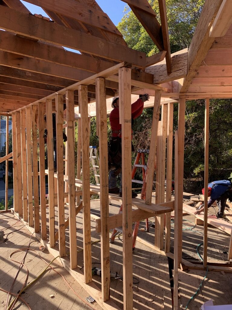 Concrete Foundation And Wood House Framing Los Angeles - Wood Framing Contractor - Snow Construction (1)